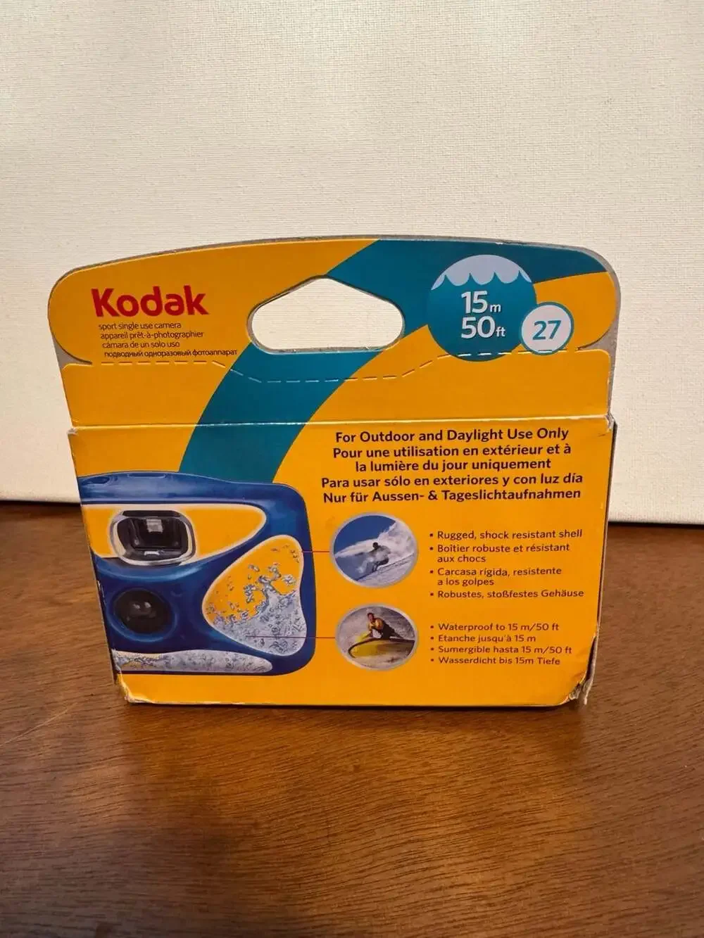 NEW Kodak Sport Disposable Camera WATERPROOF 50ft Expired 2025